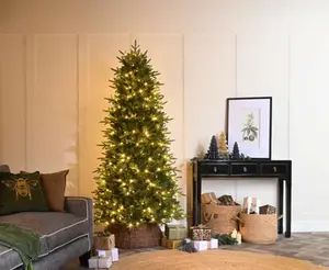 180cm prelit starlight lake fir tree