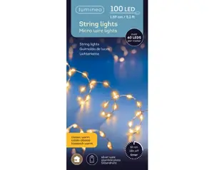 Micro LED extra dense lights BO silver/cl warm L.159cm - image 3