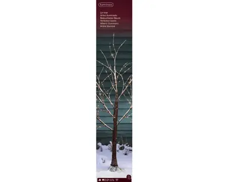 Micro LED tree branch o/d brown/ w/w H.100cm - image 4