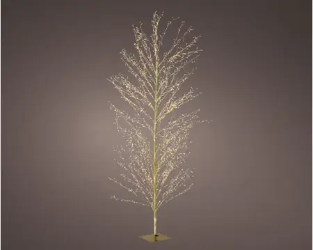 Micro LED tree iron o/d gold/ w/w/cl warm H.150cm - image 1