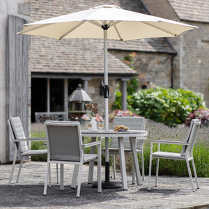 Zurich 4 Mocha Seat Dining Set
