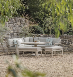 Zurich Mocha Modular Square Dining Set